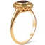 The Muna Ring, smalltop view on a hand