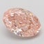 2.51 Ct. Fancy Vivid Pink Oval Lab Grown Diamond