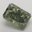 13.15 Ct. Fancy Vivid  Green Radiant Lab Grown Diamond