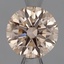 1.01 Ct. Fancy Orange Round Lab Grown Diamond