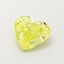 0.84 Ct. Fancy Intense  Yellow Heart Lab Grown Diamond