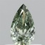 0.34 Ct. Fancy Vivid  Green Pear Lab Grown Diamond