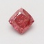 0.62 Ct. Fancy Vivid Pink Cushion Lab Grown Diamond