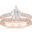 14KR Moissanite Luxe Sienna Diamond Bridal Set (1 1/8 ct. tw.), smalltop view