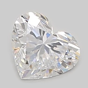 Heart diamond — real photo