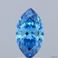 1.51 Ct. Fancy Vivid Blue Marquise Lab Grown Diamond