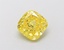 1.02 Ct. Fancy Vivid  Yellow Cushion Lab Grown Diamond