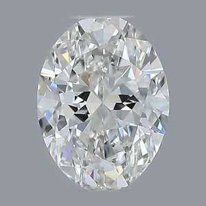 Oval diamond — real photo