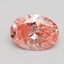 1.30 Ct. Fancy Vivid Pink Oval Lab Grown Diamond