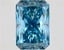 15.55 Ct. Fancy Vivid  Blue Radiant Lab Grown Diamond