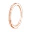 14K Rose Gold Sorella Double Wedding Ring, smallside view