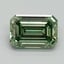 1.69 Ct. Fancy Vivid Green Emerald Lab Grown Diamond