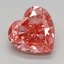2.07 Ct. Fancy Vivid Pink Heart Lab Grown Diamond
