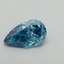 1.31 Ct. Fancy Vivid Blue Pear Lab Grown Diamond