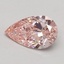 0.62 Ct. Fancy Intense Pink Pear Lab Grown Diamond