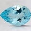11.8x7.9mm Pear Aquamarine