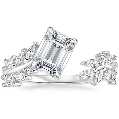 Platinum Sweeping Ivy Diamond Bridal Set (1 ct. tw.)
