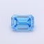 1.02 Ct. Fancy Vivid Blue Emerald Lab Grown Diamond