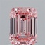 1.53 Ct. Fancy Intense Pink Emerald Lab Grown Diamond