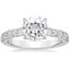 18K White Gold Anthology Half-Coverage Diamond Ring (1/2 ct. tw.), smalltop view