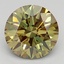 0.86 Ct. Fancy Intense  Green Round Lab Grown Diamond