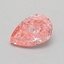 0.50 Ct. Fancy Vivid  Pink Pear Lab Grown Diamond