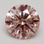 2.15 Ct. Fancy Intense Pink Round Lab Grown Diamond