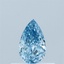 0.36 Ct. Fancy Vivid  Blue Pear Lab Grown Diamond