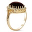 The Nanna Ring, smalltop view on a hand