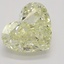 1.26 Ct. Fancy Light Yellow Heart Diamond