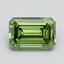 1.21 Ct. Fancy Vivid Green Emerald Lab Grown Diamond