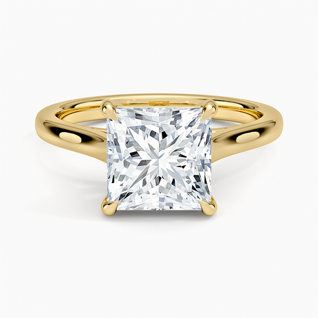 2mm Provence Solitaire Ring