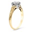 The Azriel Ring, smalltop view on a hand