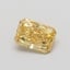 0.45 Ct. Fancy Vivid Yellow Radiant Lab Grown Diamond