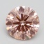 2.50 Ct. Fancy Intense Pink Round Lab Grown Diamond