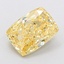 1.05 Ct. Fancy Intense  Yellow Cushion Lab Grown Diamond