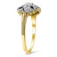 The Absule  Ring, smalltop view on a hand