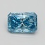 1.55 Ct. Fancy Vivid Blue Radiant Lab Grown Diamond
