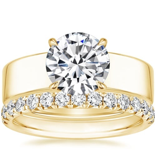 18K Yellow Gold Alden Diamond Ring