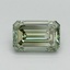 1.05 Ct. Fancy Intense Green Emerald Lab Grown Diamond