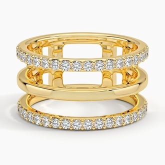 Triple Band Diamond Ring