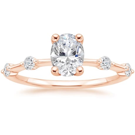 14K Rose Gold Aimee Diamond Bridal Set