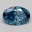 2.13 Ct. Fancy Vivid Blue Oval Lab Grown Diamond
