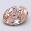 2.29 Ct. Fancy Vivid  Pink Oval Lab Grown Diamond