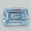 2.01 Ct. Fancy Intense  Blue Emerald Lab Grown Diamond