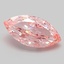 1.54 Ct. Fancy Vivid Pink Marquise Lab Grown Diamond