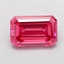 5.22 Ct. Fancy Vivid Pink Emerald Lab Grown Diamond