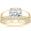 18K Yellow Gold Haiden Ring with Sienna Diamond Ring (1/2 ct. tw.)