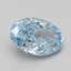 2.09 Ct. Fancy Vivid Blue Oval Lab Grown Diamond
