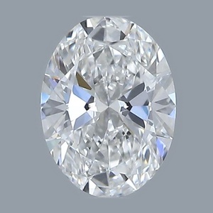 Oval diamond — real photo